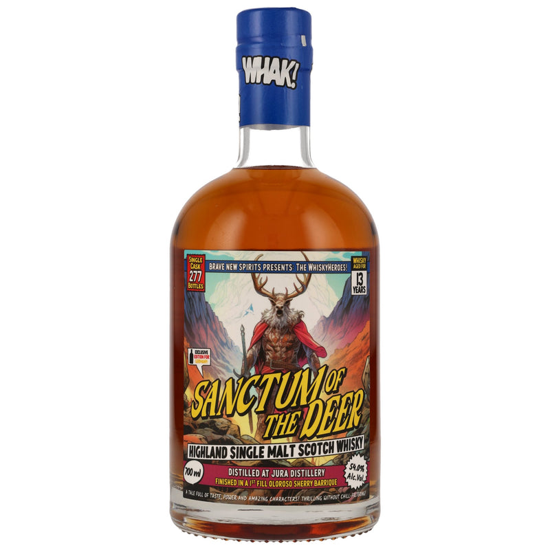 Sanctum of the Deer (Jura) Brave New Spirits Island Single Malt Scotch Whisky WhiskyHeroes – Exclusive Edition for Germany 54% Vol.