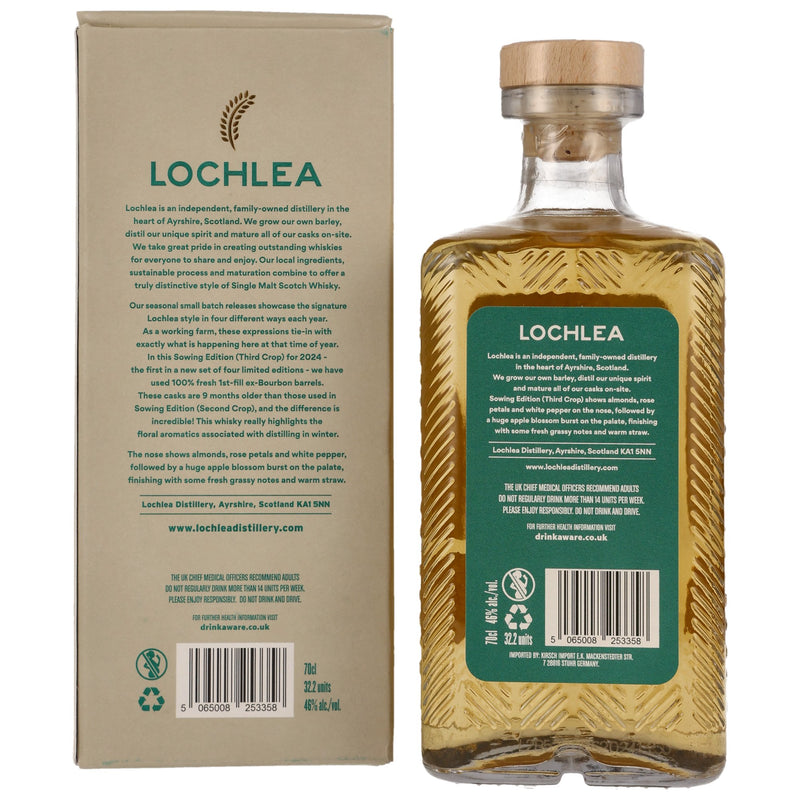 Lochlea Sowing Edition (3rd Crop) Single Malt Scotch Whisky 46,0% Vol.