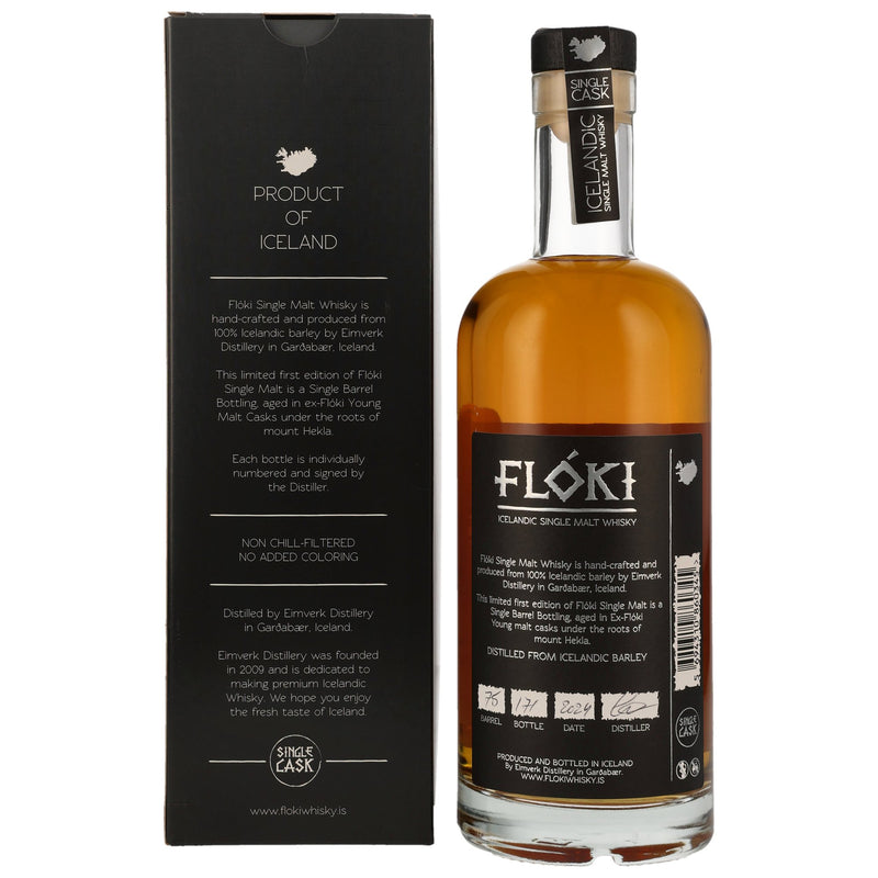 Floki Single Malt Whiskey Single Cask Reserve 47% Vol.