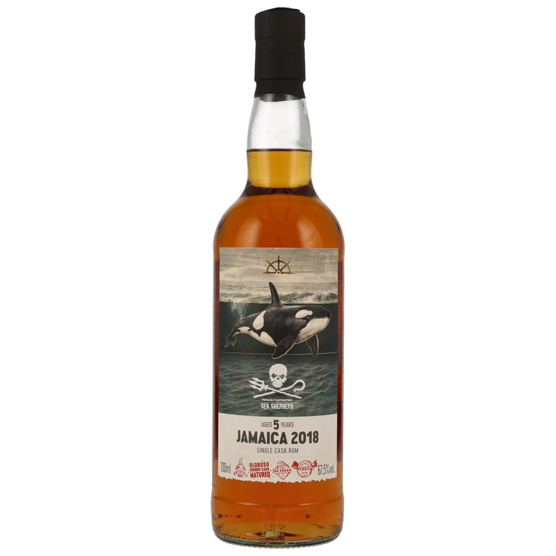 Jamaica LROK 2018/2024 – Proudly supporting Sea Shepherd FRC Single Cask Rum Selected by Kirsch Import 67,5% Vol.