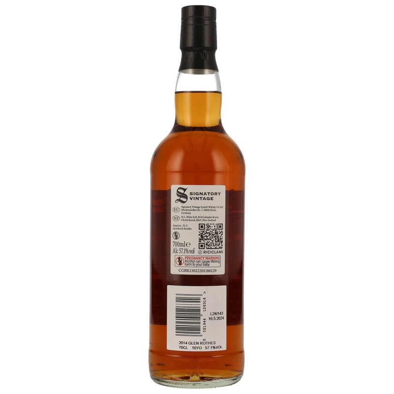 Glenrothes 2014/2024 - 10 yo - Signatory 100 PROOF Edition 