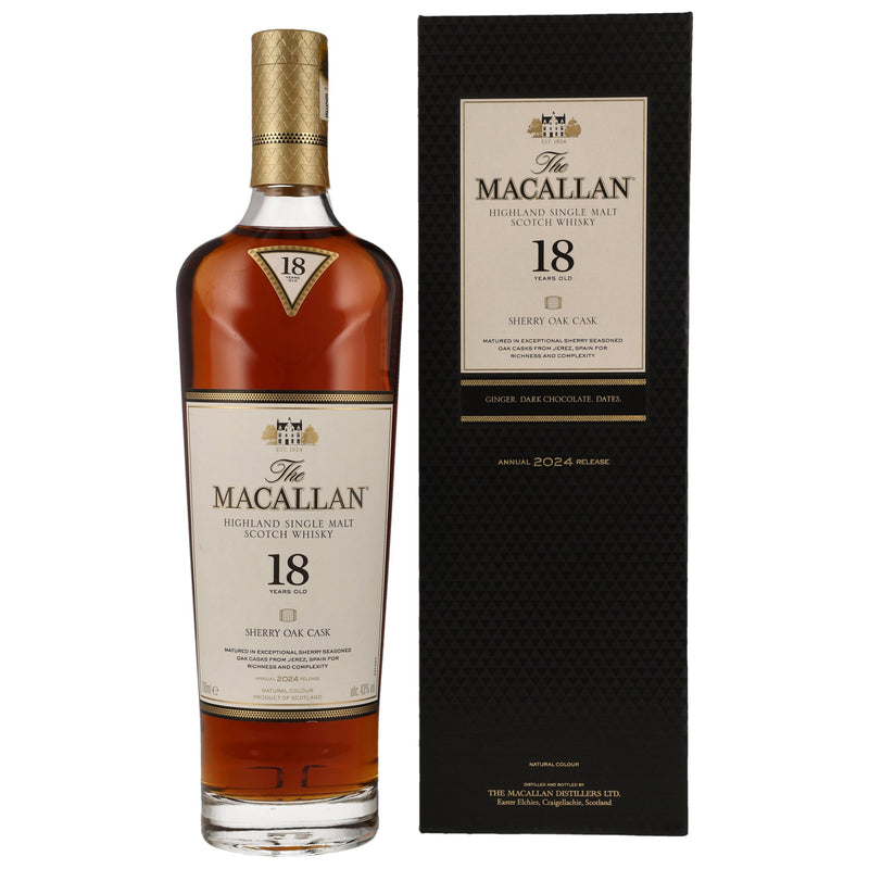 Macallan Sherry Oak 18 yo Batch 2024 43% Vol.