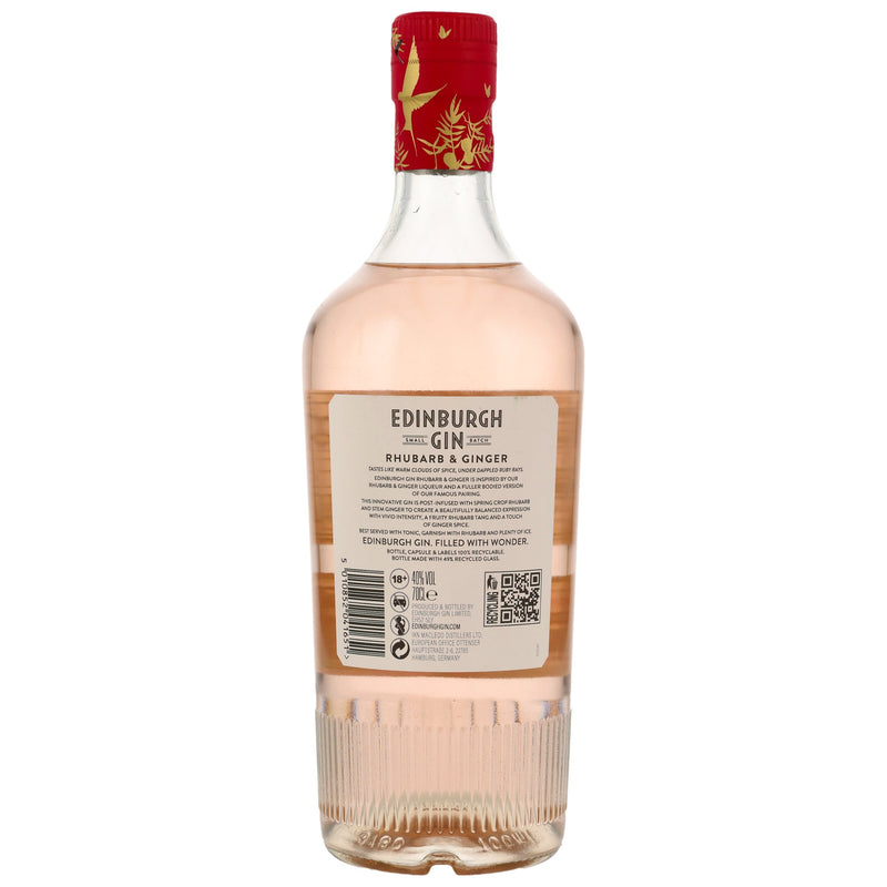 Edinburgh Gin Rhubarb & Ginger Neue Ausstattung 40% Vol.