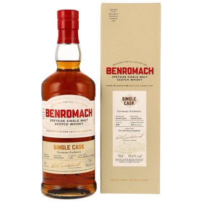 Benromach 2014/2024 - 10 yo - First Fill Sherry Hogshead #486 59.6% Vol.