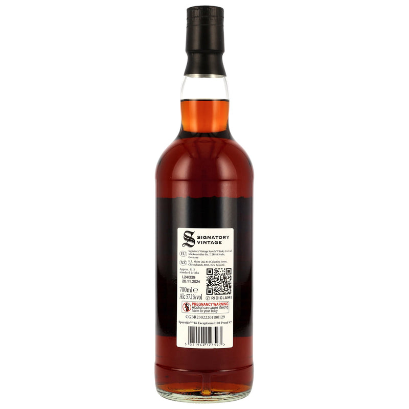 Speyside (GL) - 16 y.o. - Signatory 100 PROOF Exceptional Cask Edition 