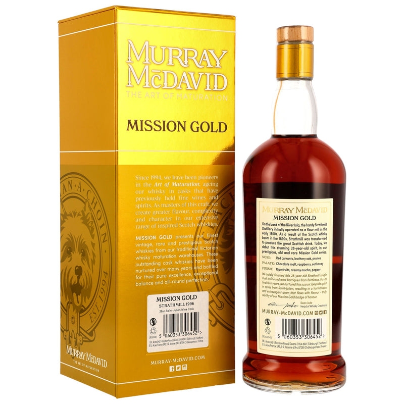 Allt-A-Bhainne 1995/2022 - 26 yo - Oloroso + Red Wine Cask - Murray McDavid 41.6% Vol.