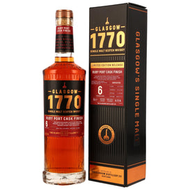 1770 Glasgow Single Malt Scotch Whiskey Peated Release No. 1 46.0% Vol.