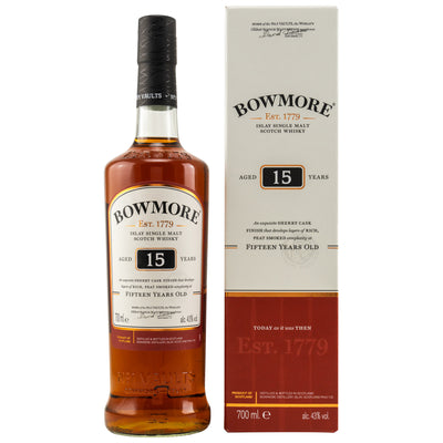 Bowmore 15 y.o. - Sherry Cask Finish 43% Vol.