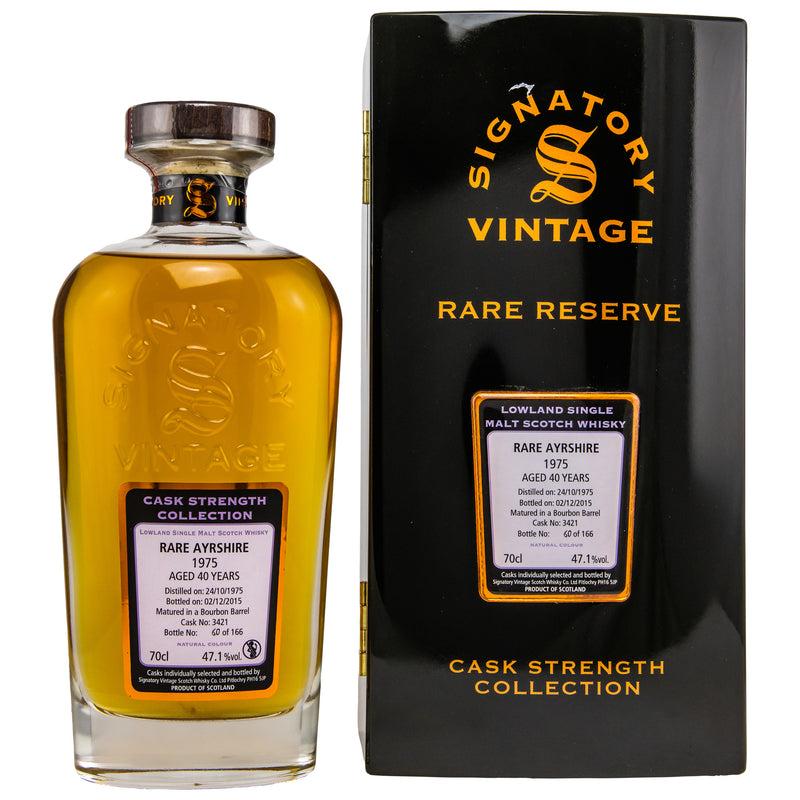 Rare Ayrshire 1975/2015 40 yo Sig RR 47.1% Vol.