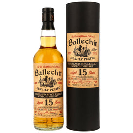 Ballechin 2010/2026 - 15 y.o. - Heavily Peated - 1st Fill Bourbon Barrels - Sig un-chill