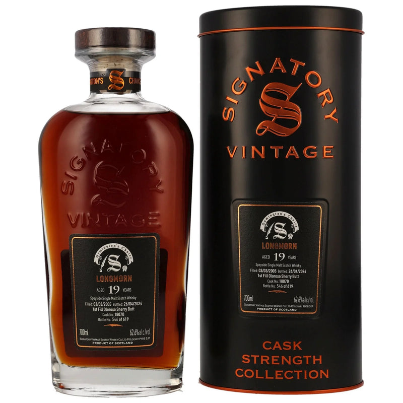 Longmorn 2005/2024 - 19 years 1st Fill Oloroso Sherry Butt No. 18070 Symington&