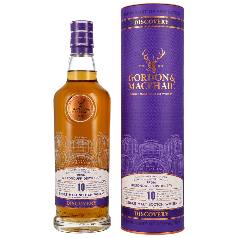 Miltonduff 10 yo G&amp;M Discovery 43% Vol.