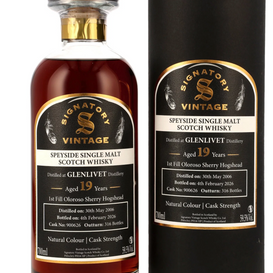 Glenlivet 2006/2026 Signatory Vintage Speyside Single Malt Scotch Whisky