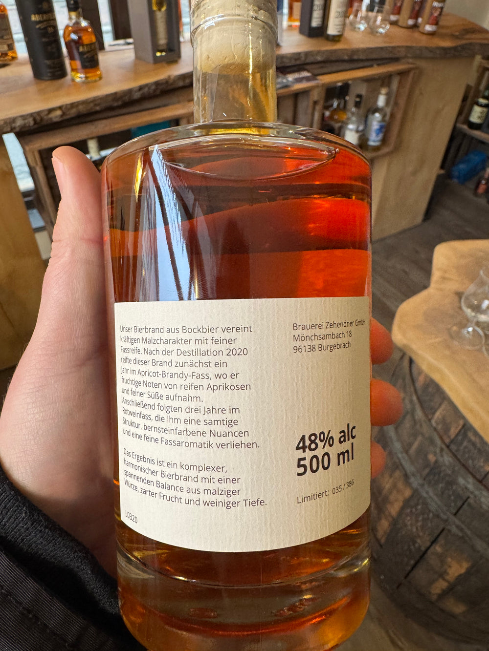 ブランデー Burberrys Special Malt Selection Mönchsambach beer brandy – Premium-Malts