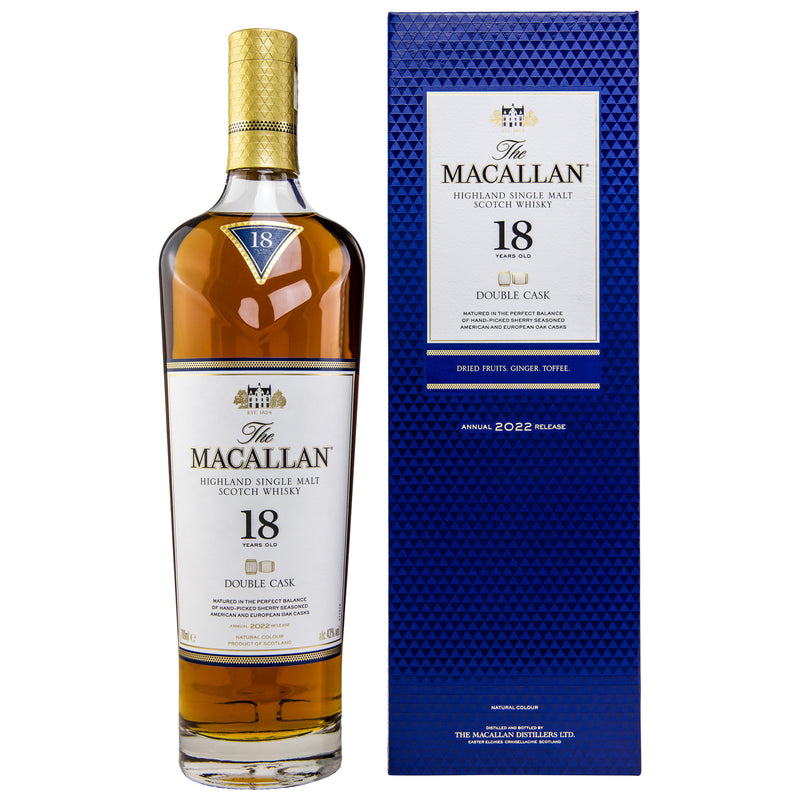 Macallan 18 yo Double Cask - 2022 Release 43% Vol.