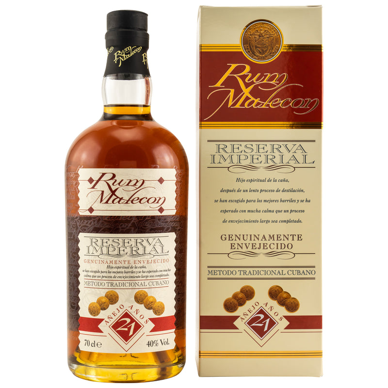 Malecon Reserva Imperial Rum 21 years 40.0%